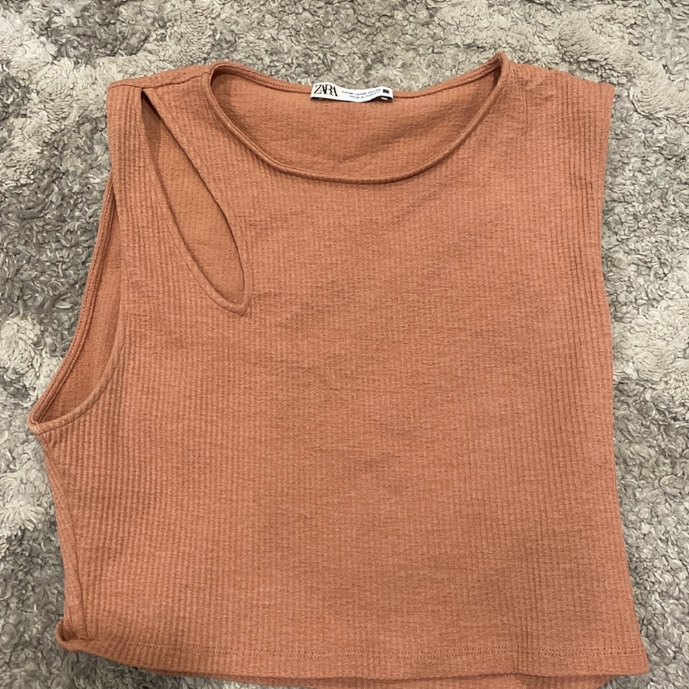 Brown Zara top